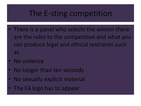 E stings research | PPT