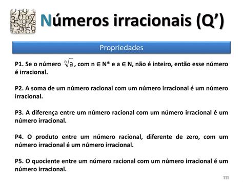 Numeros Irracionais E Reais - Módulo 08 números irracionais e reais | PPTX