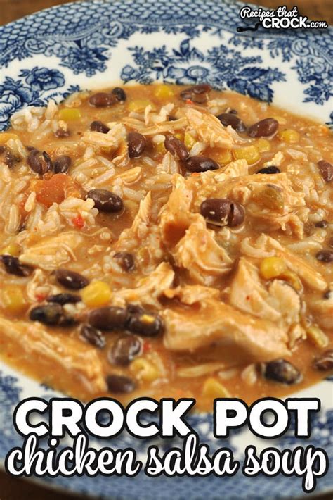 Crock Pot Salsa Chicken Soup Recipes That Crock