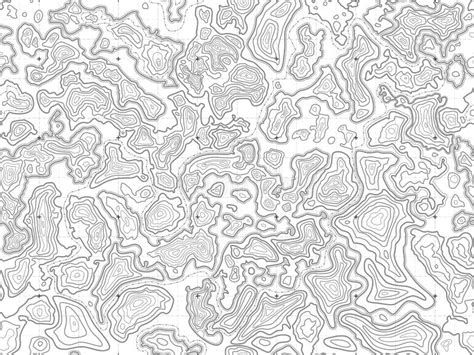 Fondo De Mapa Topográfico Líneas De Topo Patrón Relieve Abstracto Y