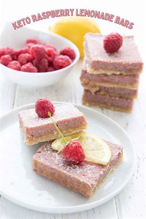 Keto Raspberry Lemonade Bars All Day I Dream About Food