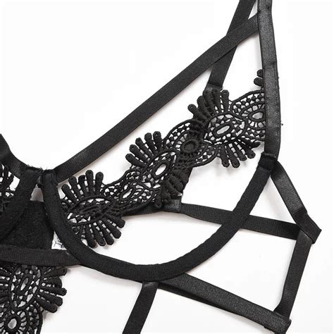 Hollow Out Sexy Lingerie Women Valentines Day Lingerie Underwear Sexy Bra And Panty Set Sexy