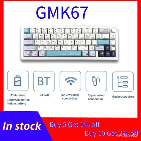 Tester Customized Mechanical Keyboard Kit Tes Hot Swappable Shaft Base Axis G Bluetooth