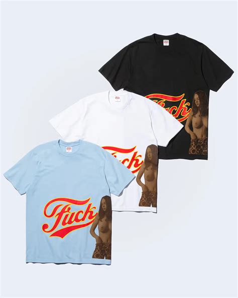 Supreme HYSTERIC GLAMOUR Fuck Tee Supreme Fw