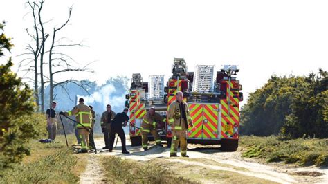 Ashdown Forest Wildfires Begun Accidentally Bbc News