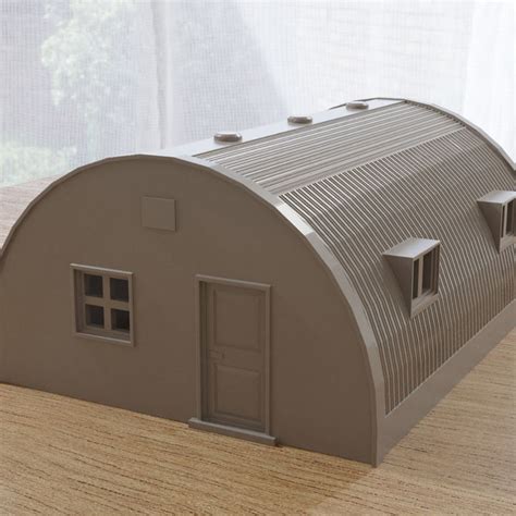 3d Printable Soviet Military Outpost Quonset Hut Barrack Zona Alfa