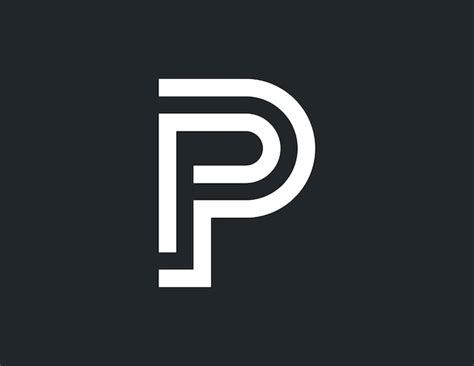 Premium Vector Initial Vector P Letter Logo Design