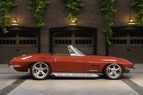 chevrolet corvette custom convertible side profile