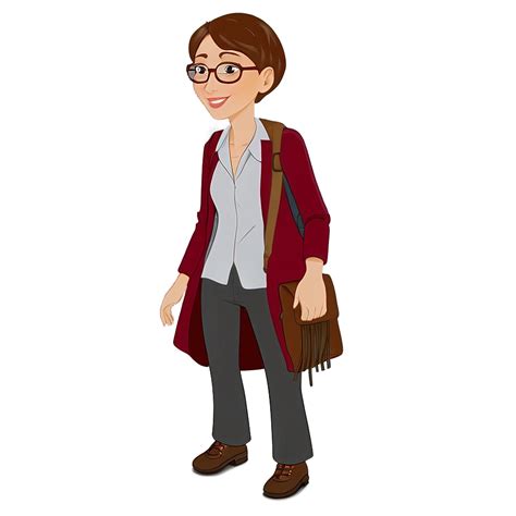 Download Animated Female Professor Png 86