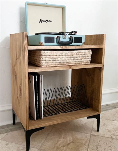 Record Player Stand – Free Woodworking Plan.com
