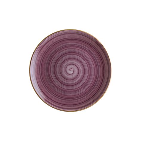 Aura Blackberry Gourmet Düz Tabak 17 Cm Bonna Premium Porcelain