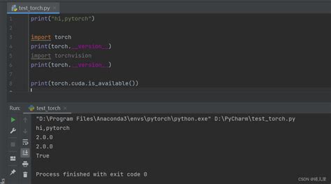 配置pytorch流程 Anaconda 不创建虚拟环境 Csdn博客