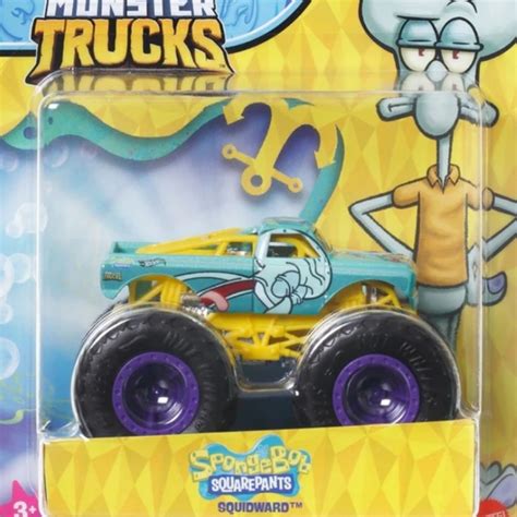 Hot Wheels Toys Hot Wheels Monster Trucks Spongebob Squarepants Squidward Poshmark