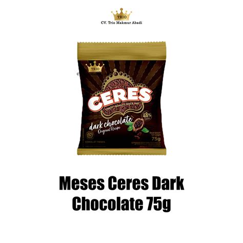 Jual Meses Ceres Dark Chocolate 75g Shopee Indonesia