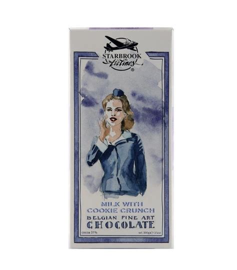 Шоколад Starbrook Airlines Молочный с дроблёным печеньем, 100 гр ...