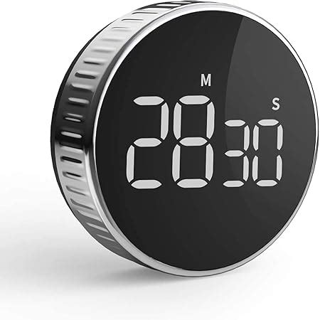 NOKLEAD Minuteur de Cuisine Numérique 4 Pouces Grand écran LED Timer