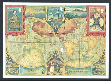 Virgin Islands #394a NH Sir Francis Drake SS | United States, General