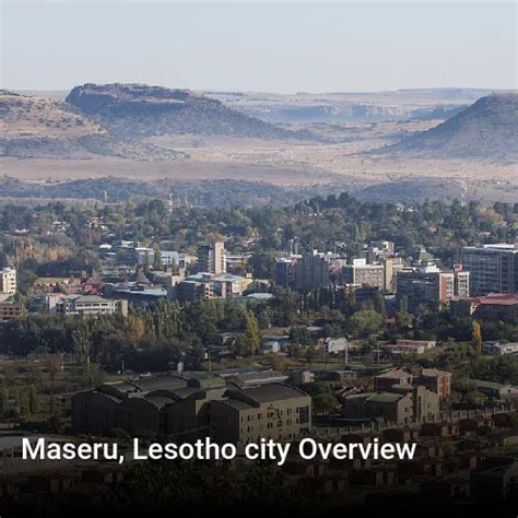 maseru city review   overview   city  maseru lesotho