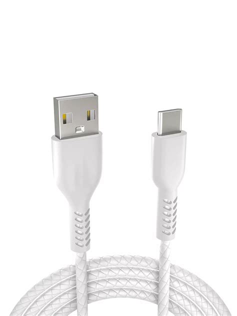 White Type C A Usb Cable Mtr Zapvi