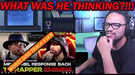 Reaction Melle Mel S Response To Eminem S Latest Diss Youtube