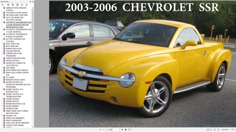 2003-2006 Chevrolet SSR Service and Repair Manual PDF
