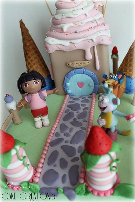 Dora the explorer Cake - Decorated Cake by Pamela - CakesDecor