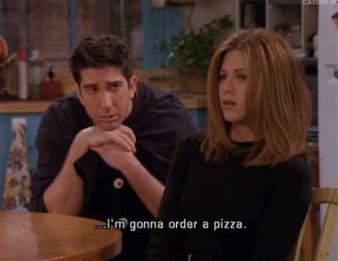 When Ross and Rachel got hungry in the middle of their break-up. | Funny friend memes, Friends ...