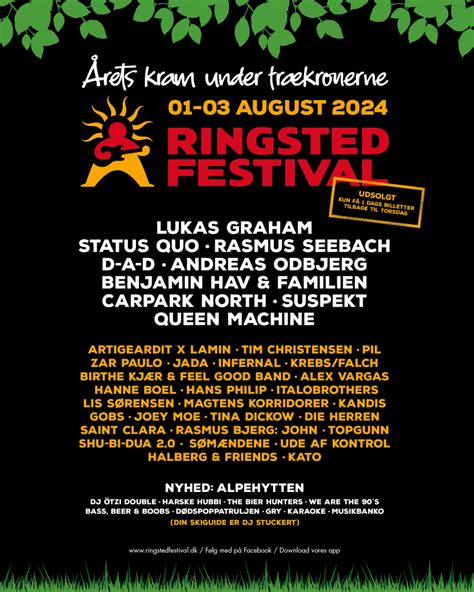 Program Plakat 2024 Ringsted Festival