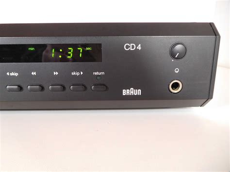 CD Spieler Braun Atelier Hifi CD4 Schwarz TOP Zustand