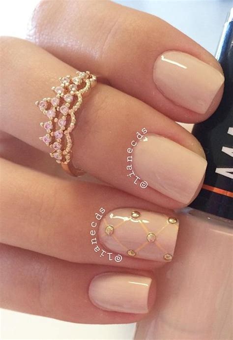 Nude Color Nail Art Ideas Art And Design