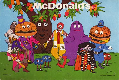 Mcdonalds Mcdonaldland Postcard 1978 This Is A Nice Po Flickr