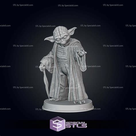 Old Yoda Pose 1 Digital Sculpture | SpecialSTL
