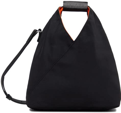 Black Bomber Crossbody Bag By Mm6 Maison Margiela On Sale