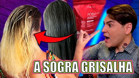 ELA DESCOLORIU O CABELO GRISALHO DA SOGRA FORMADA À 9 ANOS NA URB