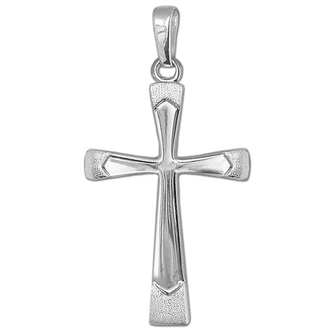 cross necklace for women silver 4