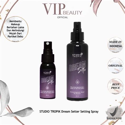 Jual STUDIO TROPIK Dream Pollution Protection Make Up Setting Spray