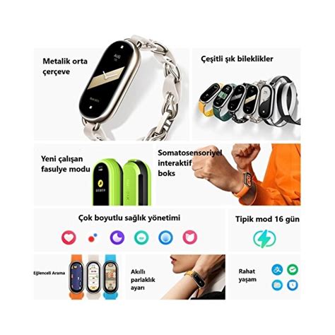Xiaomi Mi Band 8 Siyah Akıllı Bileklik Fiyatı ve Özellikleri - Teknosa
