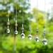 High Quality 6pcs Crystal Garden Suncatchers Hanging Ornament Rainbow