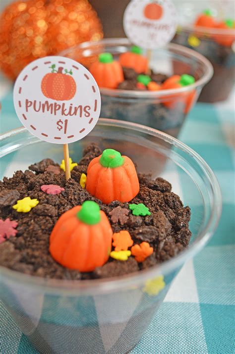 Make Pumpkin Patch Pudding Cups With Free Printable The Diy Mommy