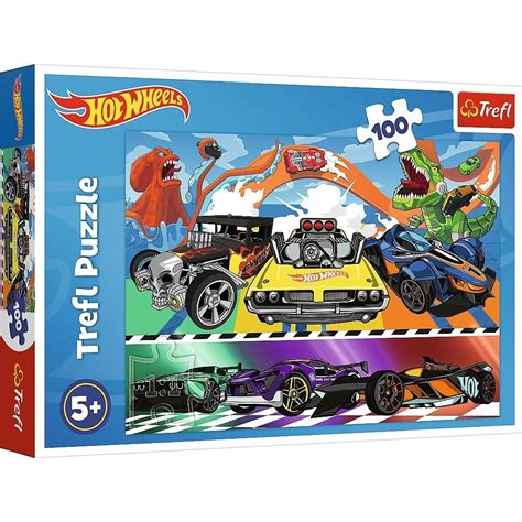 Puzzle Hot Wheels 5 Puzzle Tradycyjne Dla Dzieci Allegro Pl