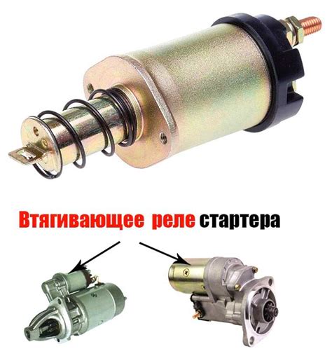 Устройство втягивающего реле стартера – просто и понятно!