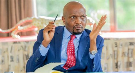 CS Moses Kuria Writes To Treasury On Removal Of 35 Duty On Edible Oils