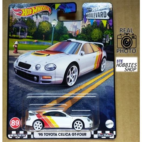 Ste Hot Wheels Premium Boulevard Toyota Celica Gt Four Scale Car Toys Shopee Malaysia