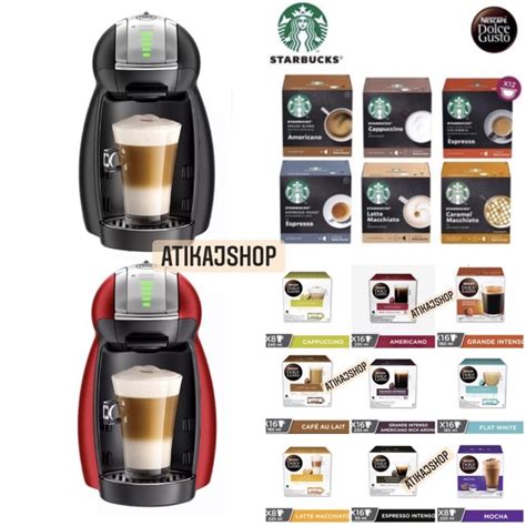 Jual PROMO Nescafe Dolce Gusto Genio 2 Garansi Resmi Merah Mesin Saja