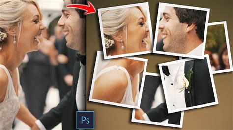 How To Photo Montage In Photoshop Min Photo Collage Effect Youtube