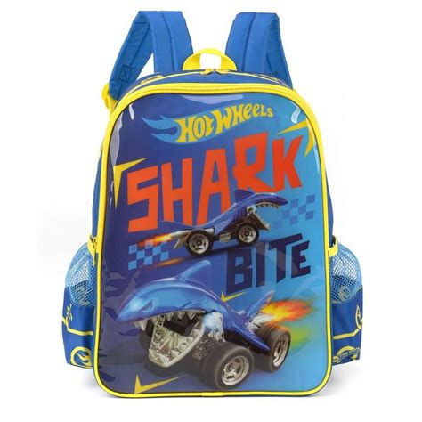 Mochila Luxcel Hot Wheels Masculino Mochila Infantil Magazine Luiza