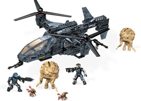 Mega Bloks Halo Flood Hunters Unsc Falcon Exclusieve Set