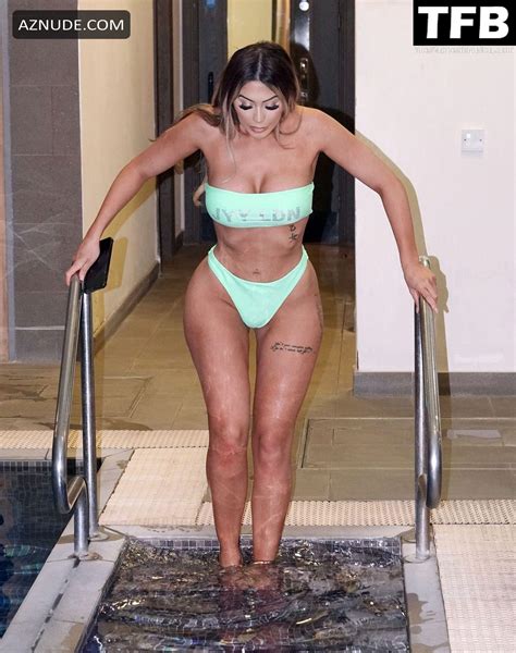 Chloe Ferry Sexy Shows Off Her Voluptuous Figure And Big Booty Wearing A Hot Bikini In A