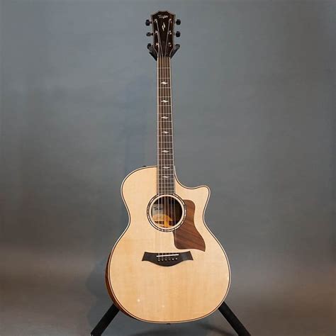 Taylor 814CE V-class Cutaway Acoustic Electric Guitar | Reverb