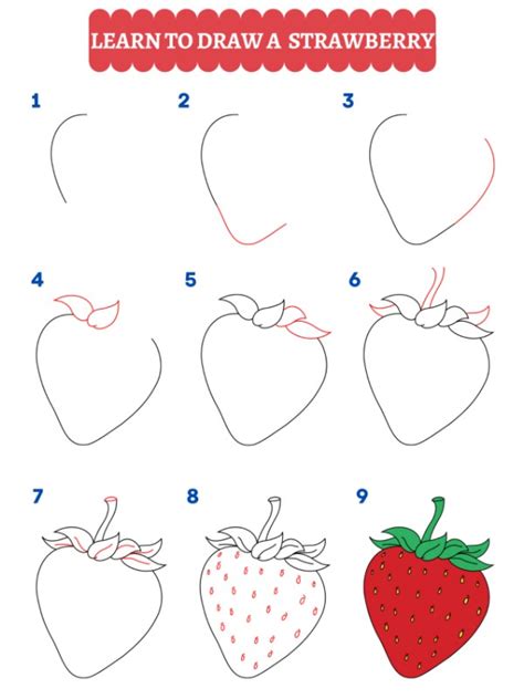 Comment Dessiner Une Fraise Cours De Dessin